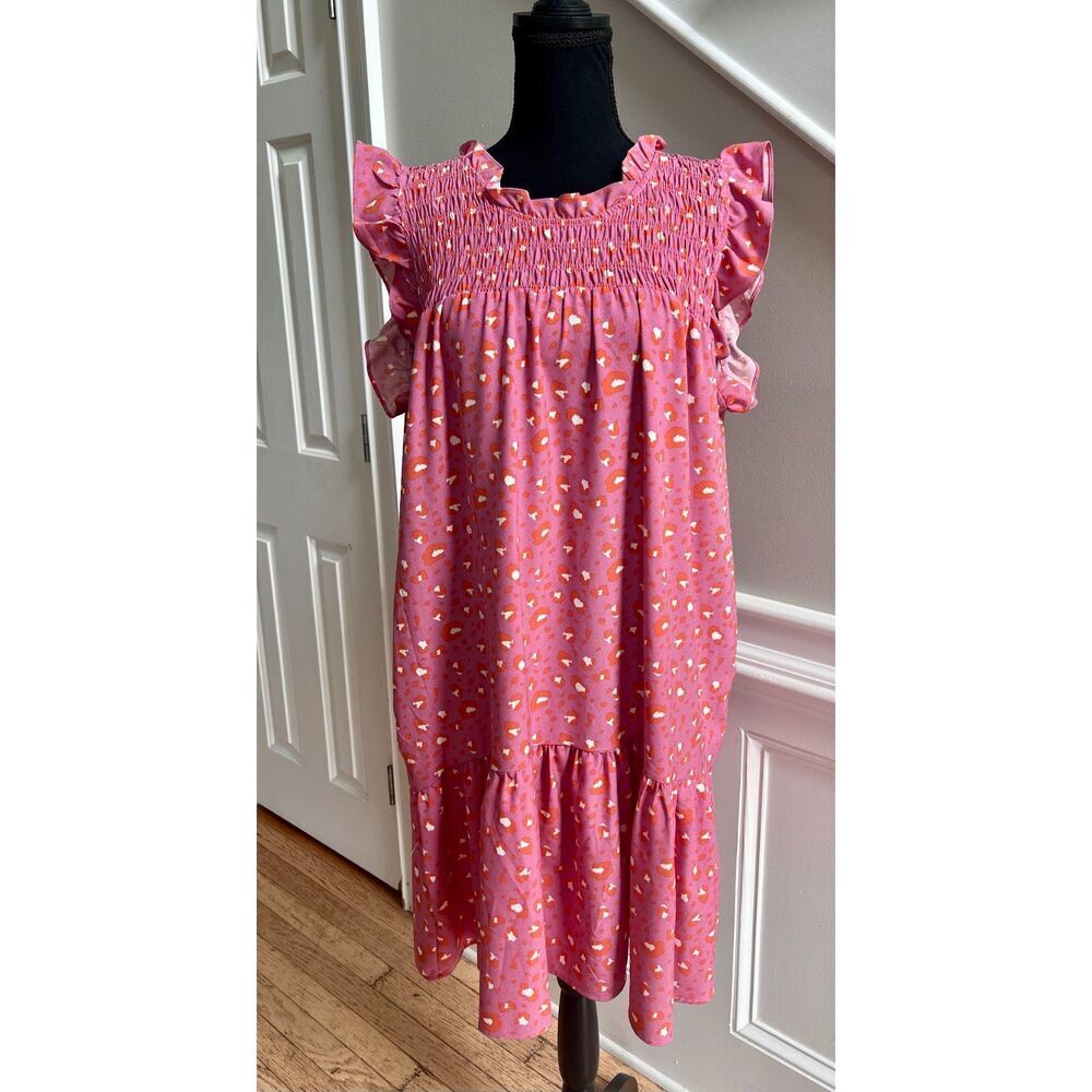 Michelle McDowell “Party Animal” Nora Dress – Pink, Sleeveless, NWT | Size XXL